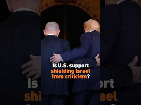 Is U.S. support shielding Israel from criticism?