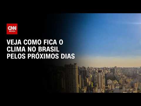 Previsão do tempo: Veranico se espalha pelo país após frio intenso | CNN PRIME TIME