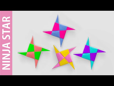 Origami Shuriken Origami Ninja Star Tutorial