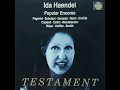 Ida Haendel - Paganini: La Clochette, Op. 7 (Ed. Kreisler)