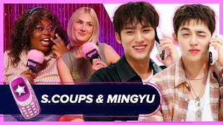 Download lagu S.COUPS & MINGYU Answer Your Calls: Thirst Tweets, Ideal Types | Phone A Fangirl mp3