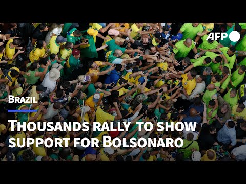 Thousands rally in Sao Paulo to show support for ex-president Bolsonaro | AFP