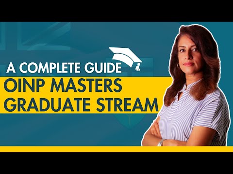 OINP Masters Graduate Stream: Step-by-Step Guide for 2024