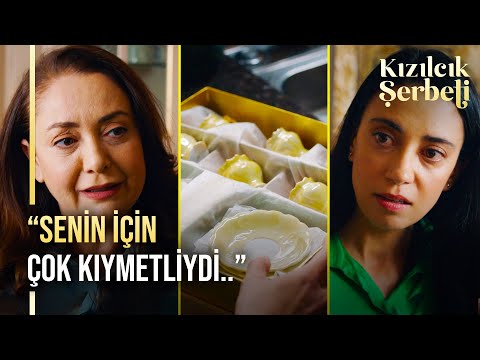 Pembe'den Nursema'ya anne yadigarı kahve fincanları.. | Kızılcık Şerbeti 26. Bölüm