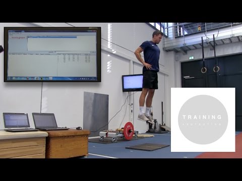 Countermovement Jump Test On A Contact Platform