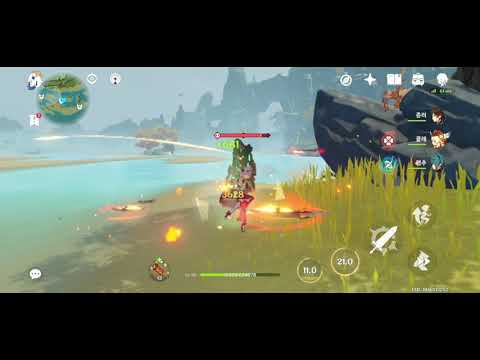 원신 원충 212.2 페보대검 노엘 궁 유지력 영상