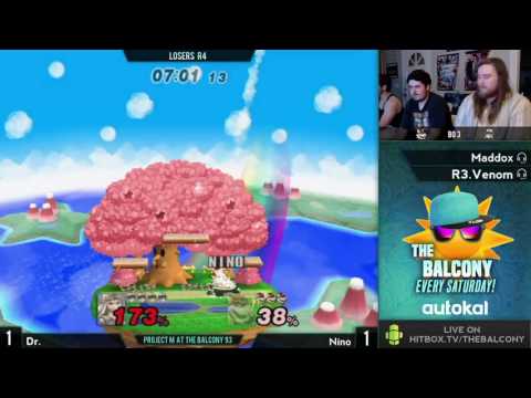 PM @ the Balcony 93 - Losers R4 ft. Dr. (Zelda) VS Nino (Bowser)