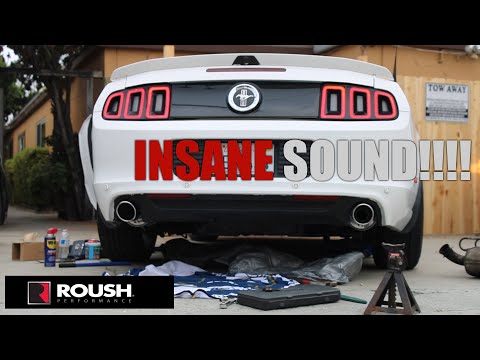 2013 Mustang V6 Roush Axle-Back Exhaust