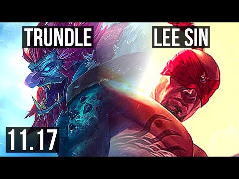 TRUNDLE vs LEE SIN (JUNGLE) | Rank 9 Trundle, 6/5/19 | KR Challenger | v11.17