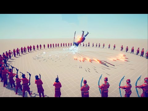 50x FIRE ARCHER + 50x ICE ARCHER vs UNITS - Totally Accurate Battle Simulator TABS