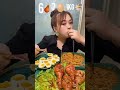 Eating Challenge 1kg Ramen 14 Half Eggs 6 Chicken Leg Pieces Asmr