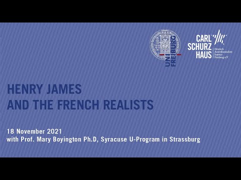 Henry James and the French Realists