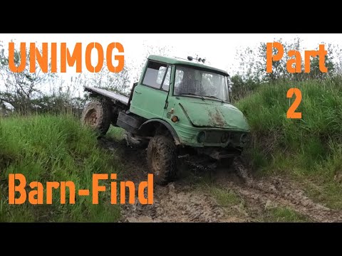 Unimog Barn Find. part 2 - Getting to drive it!