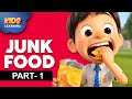 Junk Food Part 1 Junk Food Vs Healthy Food Kids Moral Story