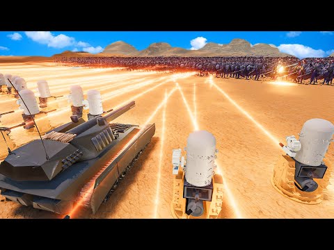 PHALANX & RAILGUN vs 300,000 WARHAMMER DEMONS | Ultimate Epic Battle Simulator 2 UEBS 2