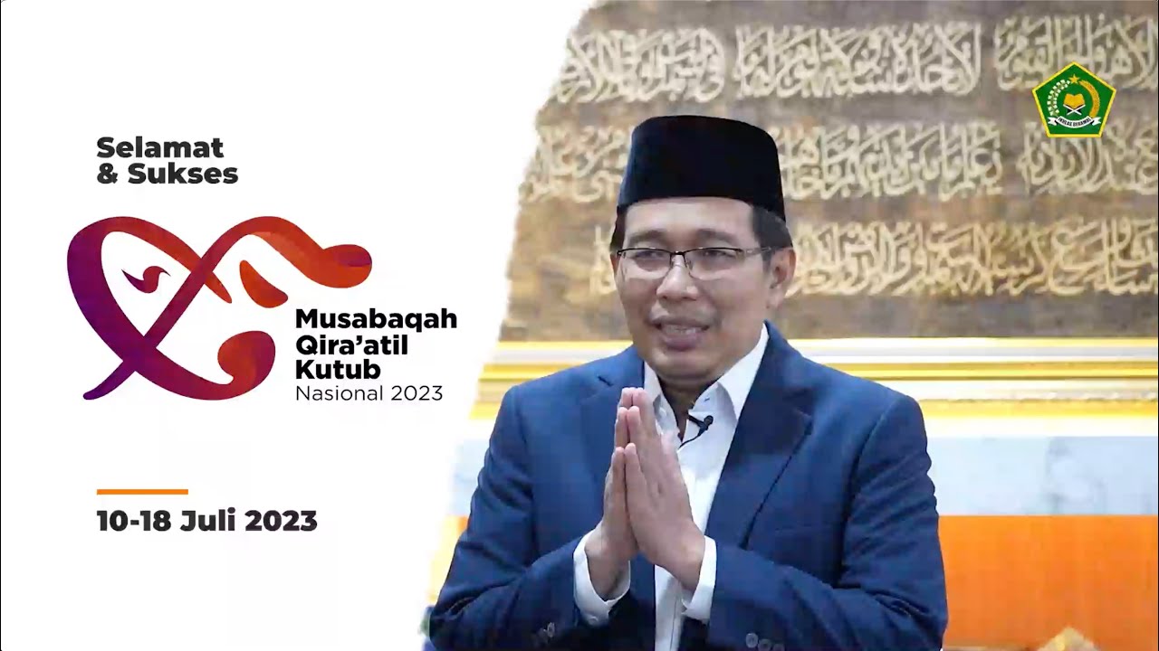 Dukungan Direktur PD Pontren - Selamat dan Sukses atas Terselenggaranya MQKN 2023