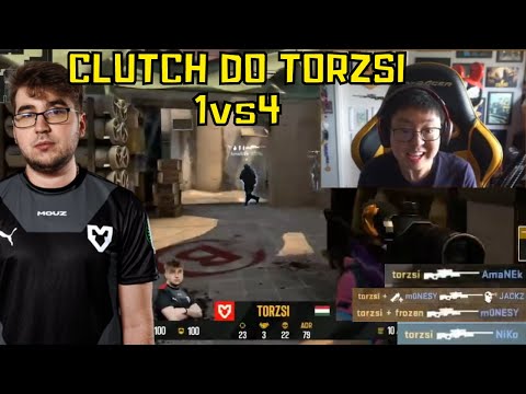 CLUTCH INSANO DO TORZSI 1vs4 CONTRA G2