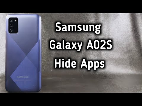How To Hide Apps Samsung Galaxy A02S |
