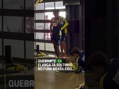 ELANGA TÁ SOLTINHO! 🔊🇧🇷🤝🇸🇪 #shorts