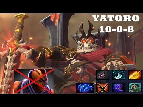 YATORO Wraith King (KDA 10-0-8): AM counter?= No problem (Team Spirit vs Navi)