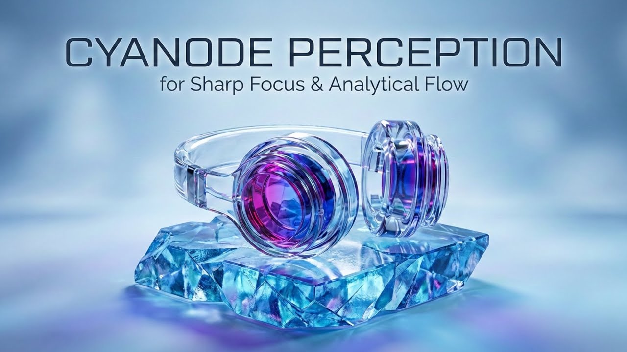 Cyanode Perception | Study and Focus Background Music • Curated Ambient Techno