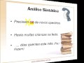 Video aula portugues 1A - Sintaxe periodo simples