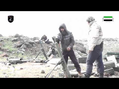 استهداف مقرات النظام في السحيلية في درعا بقذائف الهاون من قبل لواء الأول مهام خاصة