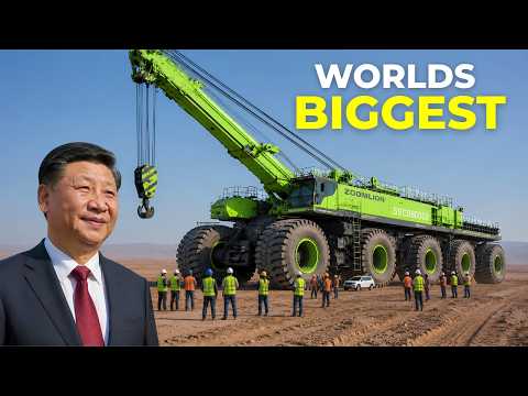 China Built A 4000-Ton Monster Crane To Conquer The Gobi Desert | Zoomlion