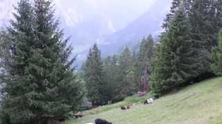 preview picture of video 'Walk from Murren to Gimmelwald, Switzerland'