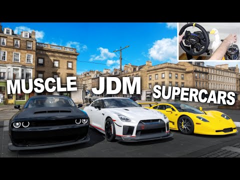 Muscle vs JDM vs Supercars! - FORZA