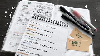 My Favourite Fonts For Planners & Journals | Informal Tutorial 🙃