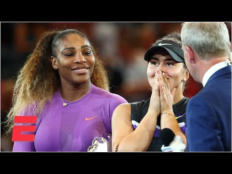 Serena Williams and Bianca Andreescu address the crowd after Women’s Final | 2019 US Open Interviews Video