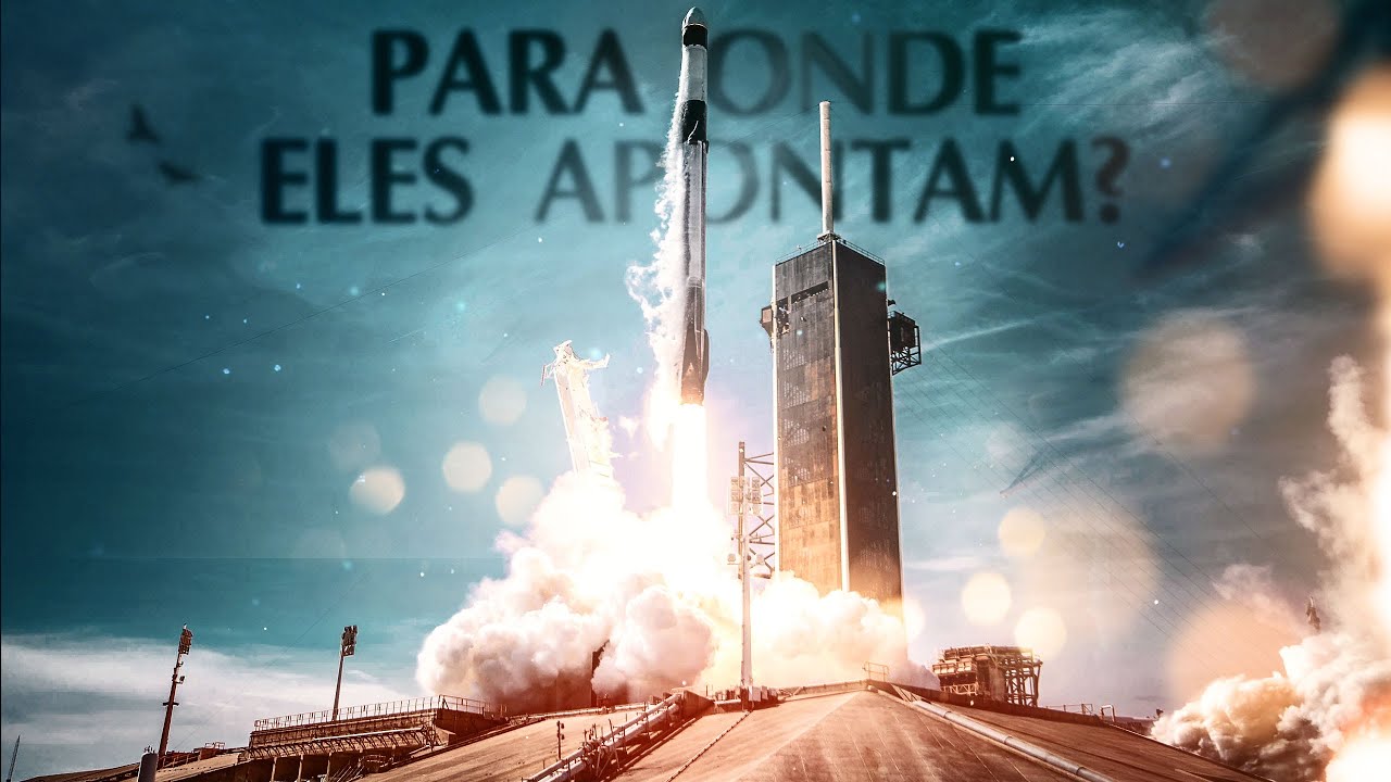 Para onde foguetes apontam durante o lançamento?