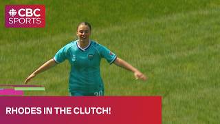 Rhodes go-ahead goal gives Tides opening season victory over Rapid