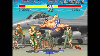 Street Fighter II: The World Warrior (Arcade World 910522 version) Honda Run