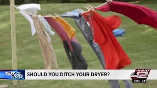 Ditch the dryer, hang clothes outside