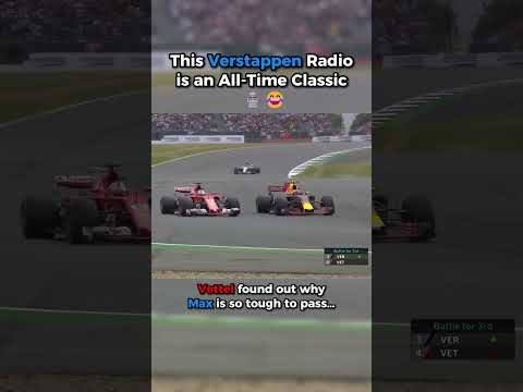 Verstappen’s Funniest Radio Ever 😂