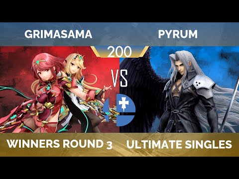 RogaSmash 200: SSBU Winners R3 – GrimaSama (Pythra) vs Pyrum (Sephiroth, Hero)