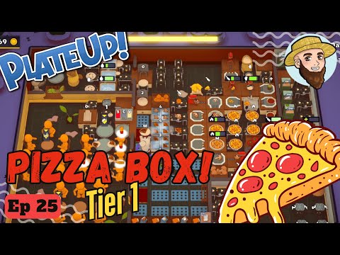 The Pizza Box, Tier 1!! - Solo Play PlateUp! I Part 25  #pizza   #theontariogardener   #plateup