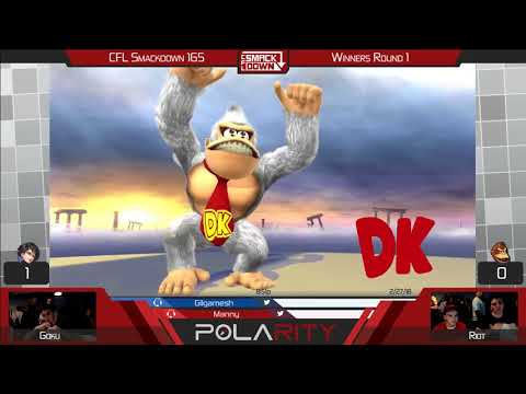 CFL Smackdown 165 WiiU - Goku (Cloud) vs Riot (DK) - Winners R2