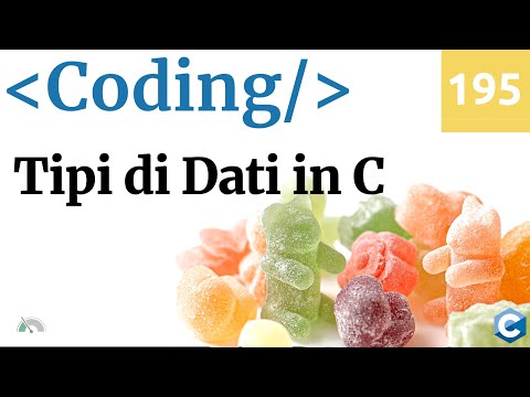 Tipi di dati in C - Coding Video 195