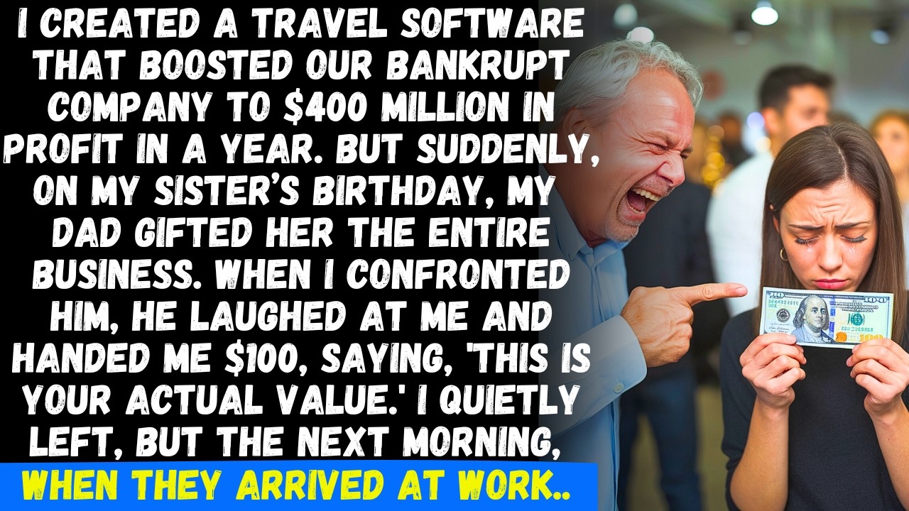 I created travel software that boosted our bankrupt company to $400M in profit but then Dad fired me
