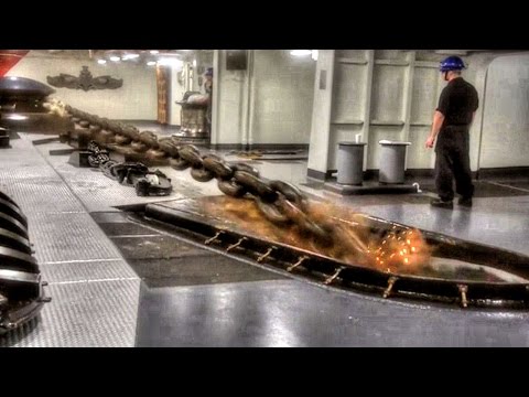 Aircraft Carrier Anchor Drop – Forecastle Anchor Room