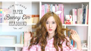 How To: DIY Paper Bunny Ear Headband