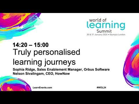Q - Nelson Sivalingam & Sophia Ridge - Truly personalised learning journeys