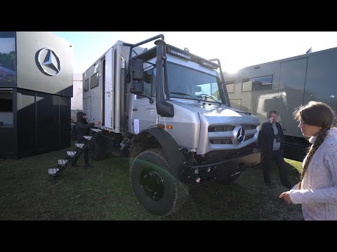 Leichteste 4x4 Wohnmobile der Welt: Krug expedition GFK Unimog 4023 2022 Hellgeth. Unter 7,5to.!
