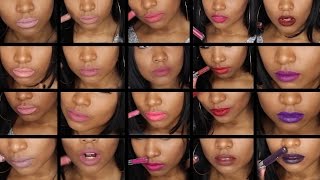 20 Colourpop Ultra Matte Lip Swatches On Brown Skin