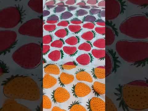 Cotton Handblock Printed Fabric