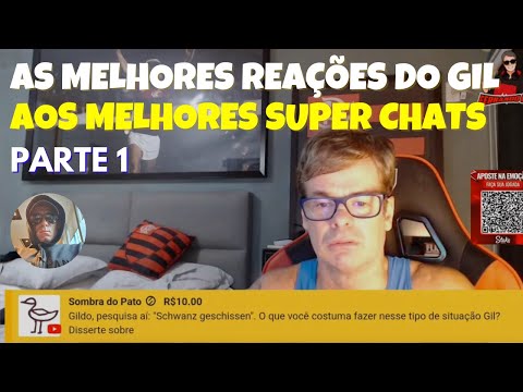 AS MELHORES REAÇÕES DO FERNANDO GIL AOS MAIS ENGRAÇADOS SUPER CHATS