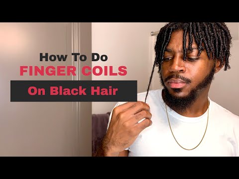 How To Do Finger Coils On Natural Hair | Natural Curly...